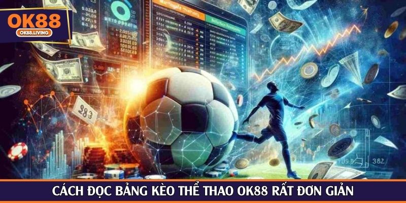 Cách đọc bảng kèo thể thao OK88 rất đơn giản