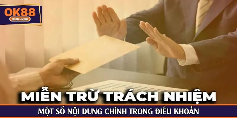 Một số nội dung chính trong điều khoản